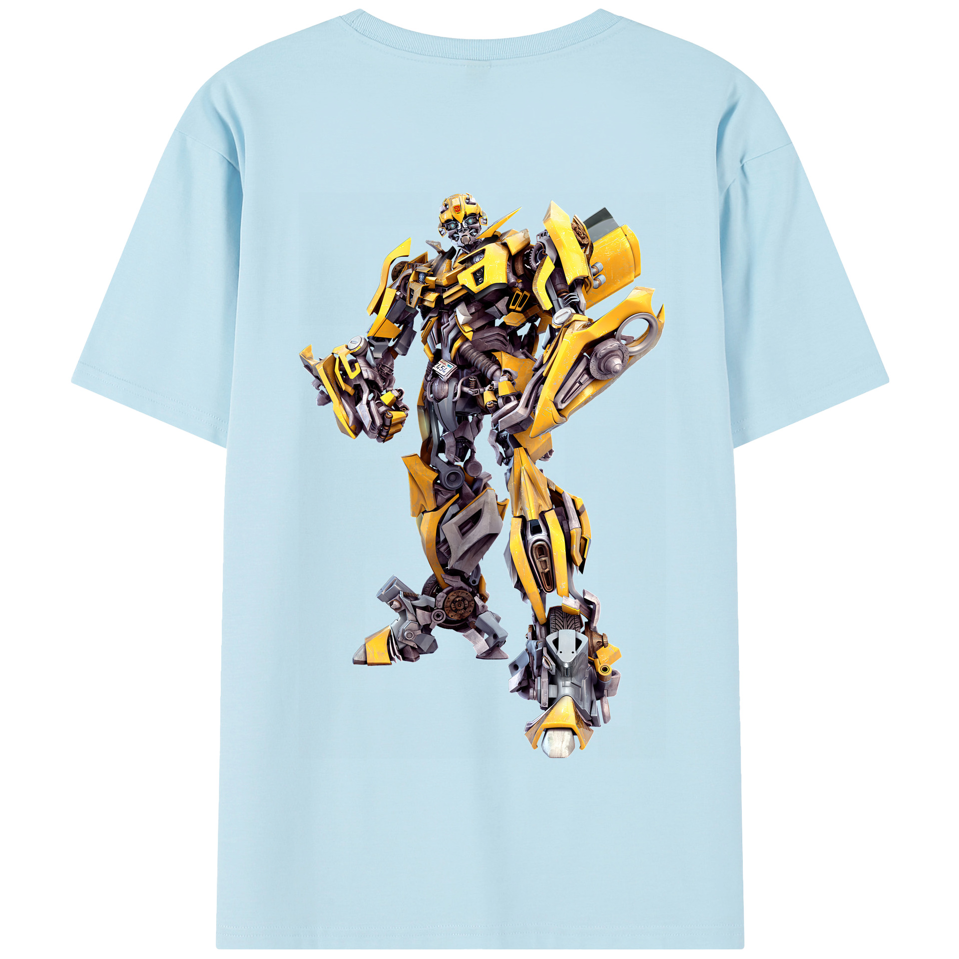 （画像用） Transformers トランスフォーマー 綿100％半袖Tシャツ（背面プリント）